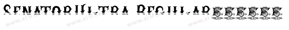 SenatorUltra Regular字体转换